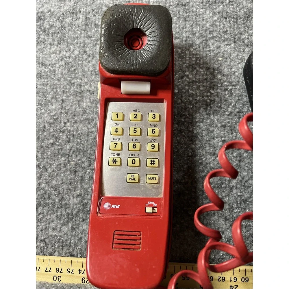 Vintage 1990's MICKEY MOUSE Corded Land Line Touch Tone Telephone AT&T Phone